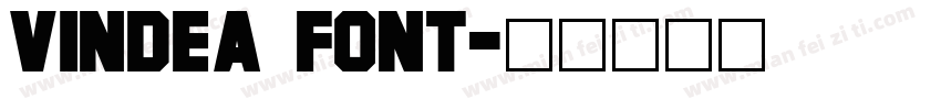 vindea font字体转换